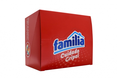 Pañuelos Familia Cuidado Gripal Caja Con 18 Paquetes Con 10 Pañuelos C/U