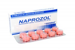 Naprozol 500 / 20 mg Caja Con 10 Tabletas Rx
