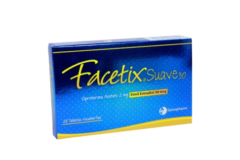 Facetix Suave 30 Caja Con 28 Tabletas Recubiertas Rx Rx1 Rx4