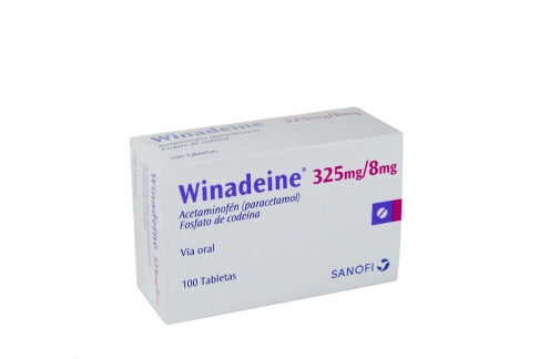 Winadeine 325 / 8 Mg Caja Con 100 Tabletas Rx4 Rx