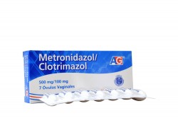 Metronidazol / Clotrimazol 500 / 100 mg Caja Con 7 Óvulos Vaginales Rx