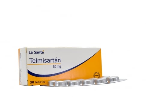 Telmisartán 80 mg Caja Con 30 Tabletas Rx  Rx1