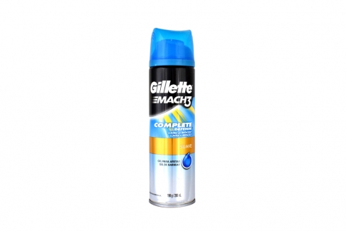 Gel Para Afeitar Gillette Mach 3 Suave Frasco Con 198 g