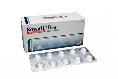 Rovaril 10 mg Caja Con 60 Cápsulas Blandas Rx