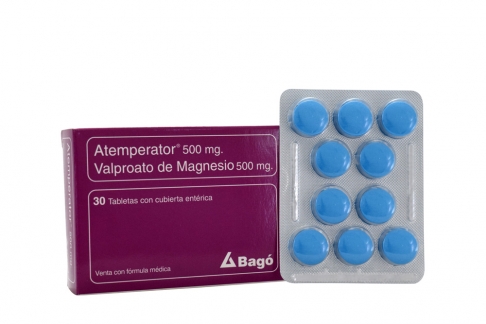 Atemperator 500 mg Caja Con 30 Tabletas Con Cubierta Entérica Rx4