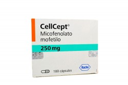 CellCept 250 mg Caja Con 100 Cápsulas Duras Rx1 Rx4