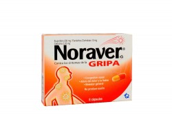 Noraver Gripa 200 / 10 / 3.33 mg Caja Con 8 Cápsulas