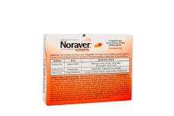 Noraver Gripa 200 / 10 / 3.33 mg Caja Con 8 Cápsulas