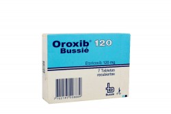 Oroxib 120 mg Caja Con 7 Tabletas Recubiertas Rx4