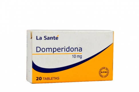 Domperidona 10 mg La Santé Caja Con 20 Tabletas Rx Rx1