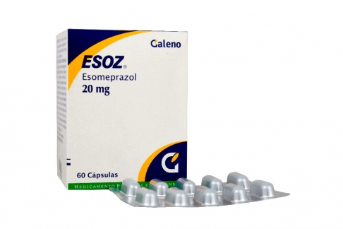 Esoz EsomePRAZOL 20 Mg Caja Con 60 Cápsulas