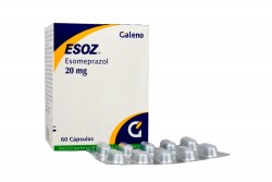 Esoz Esomeprazol 20 mg Caja Con 60 Cápsulas Rx