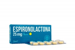 Espirinolactona 25 mg Laproff Caja Con 20 Tabletas Rx Rx4