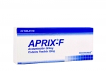 Aprix F 325 / 30 mg Caja Con 20 Tabletas Rx