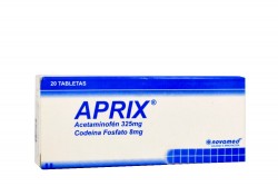 Aprix 325 - 8 mg Caja Con 20 Tabletas Rx