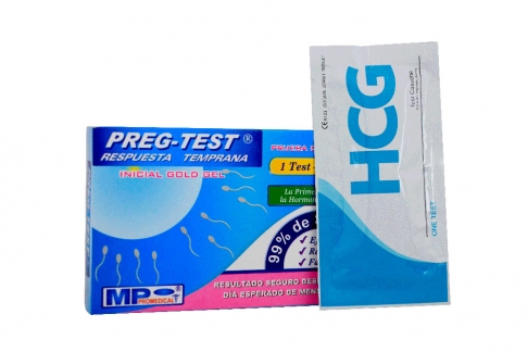 Prueba De Embarazo Preg-Test Caja Con 1 Unidad – Respuesta Temprana