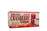 Infusión Cranberry Arándano Natural Freshly Caja Con 20 Unidades