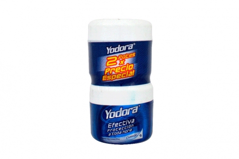 Desodorante Yodora Clásico Crema Empaque Con 2 Frascos Con 32 g C/U - Precio Especial