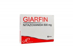 Giarfin 500 mg Caja Con 6 Tabletas Rx