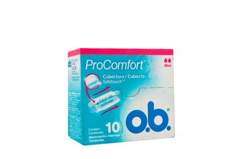 Tampones O.B  ProComfort Caja Con 10 Unidades