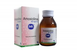 Amoxicilina 250 mg / 5 mL Polvo Para Suspensión Caja Con Frasco Con 45 mL Rx2
