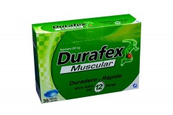 Durafex Muscular 250 mg Caja Con 36 Cápsulas Líquidas