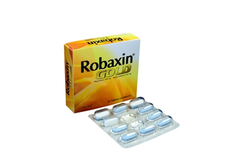 Robaxin Gold 200 / 500 mg Caja Con 20 Tabletas Recubiertas Rx
