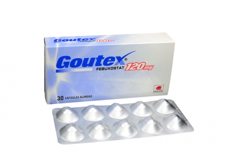 Goutex 120 mg Caja Con 30 Cápsulas Blandas Rx