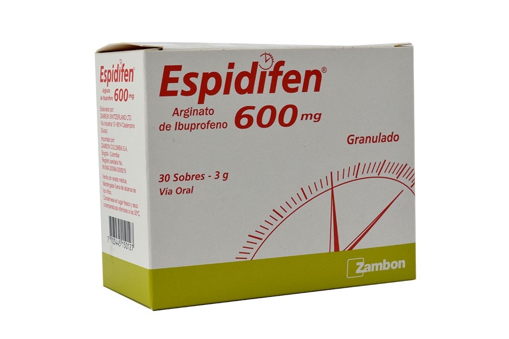 Comprar Espidifen 600mg Caja X30 Sobres 3g En Farmalisto Colombia