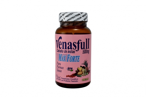 Venasfull Max Forte 500 mg Frasco Con 50 Cápsulas