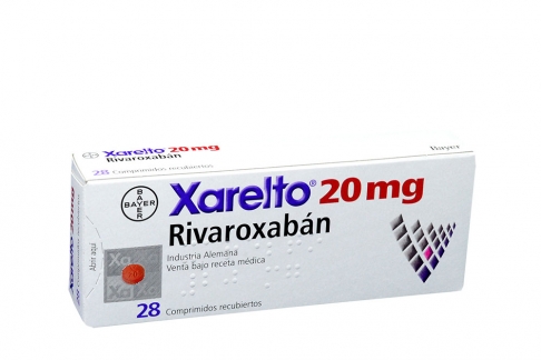 Xarelto 20 mg Caja Con 28 Comprimidos Recubiertos Rx1