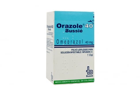 Orazole Solución Inyectable 40 mg Caja Con 1 Vial Rx
