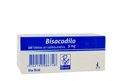 Bisacodilo 5 mg Caja X 100 Tabletas Con Cubierta Rx