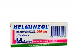 Helminzol 200 mg Caja Con 2 Tabletas Rx