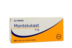 Montelukast 5 mg Caja Con 10 Tabletas Rx1