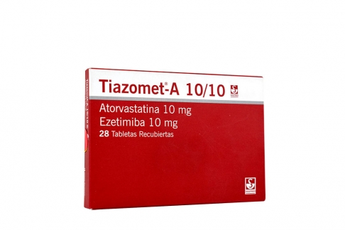 Tiazomet-A 10 / 10mg Caja Con 28 Tabletas Recubiertas Rx4