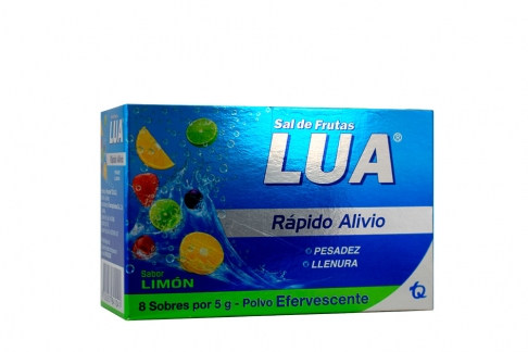 Sal De Frutas Lua Caja Con 8 Sobres Con 5 g C/U – Sabor Limón