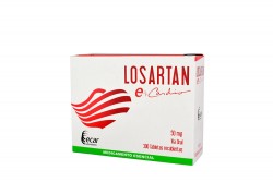 Losartan 50 mg Ecar Caja Con 300 Tabletas Recubiertas Rx4