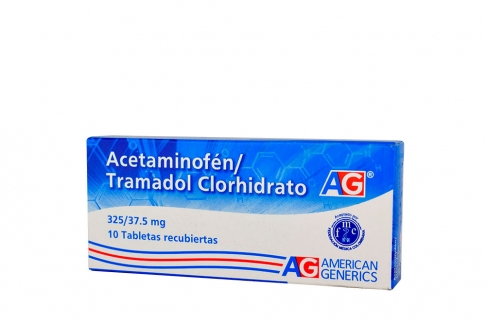 Acetaminofén / Tramadol Clorhidrato 325 / 37.5 Mg Caja Con 10 Tabletas Recubiertas
