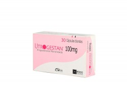 Utrogestan 100 mg Caja Con  30 Cápsulas Rx