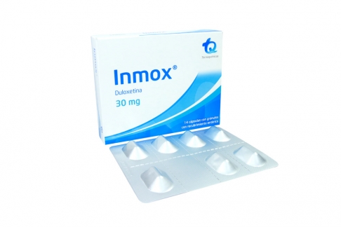 Inmox 30 mg Caja Con 14 Cápsulas Con Gránulos Con Recubrimiento Entérico Rx Rx1