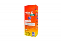 Vita C + Zinc 500 mg Caja Con 100 Tabletas Masticables – Sabor Mandarina