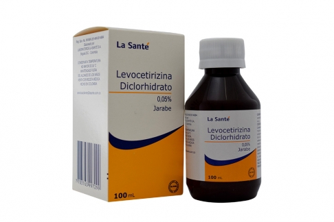 Levocetirizina Diclorhidrato 0.05% Caja Con Frasco Con 100 Ml
