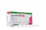 Carveridol 25 mg Caja Con 30 Tabletas Rx Rx1 Rx4