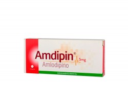 Amdipin 5 mg Caja Con 10 Tabletas Rx4