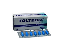 Toltedix Retard 4 mg Caja Con 28 Cápsulas De Liberación Prolongada Rx