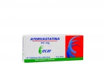 Atorvastatina 40 mg Caja Con 10 Tabletas Vía Oral Rx Rx4