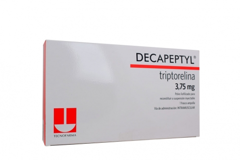 Decapeptyl 3.75 mg Polvo Liofilizado Caja Con 1 Vial Rx Rx4