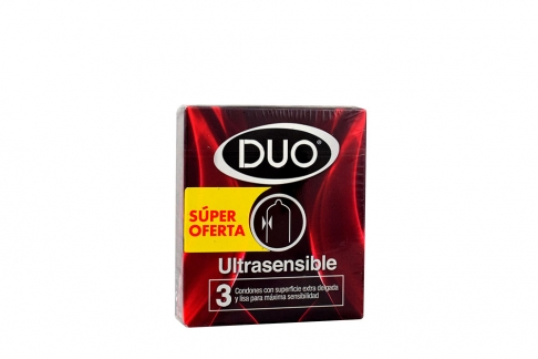 DUO Ultrasensible caja Con 3 unidades