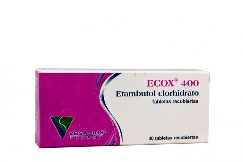 Ecox 400 mg Caja Con 30 Tabletas Recubiertas Rx2